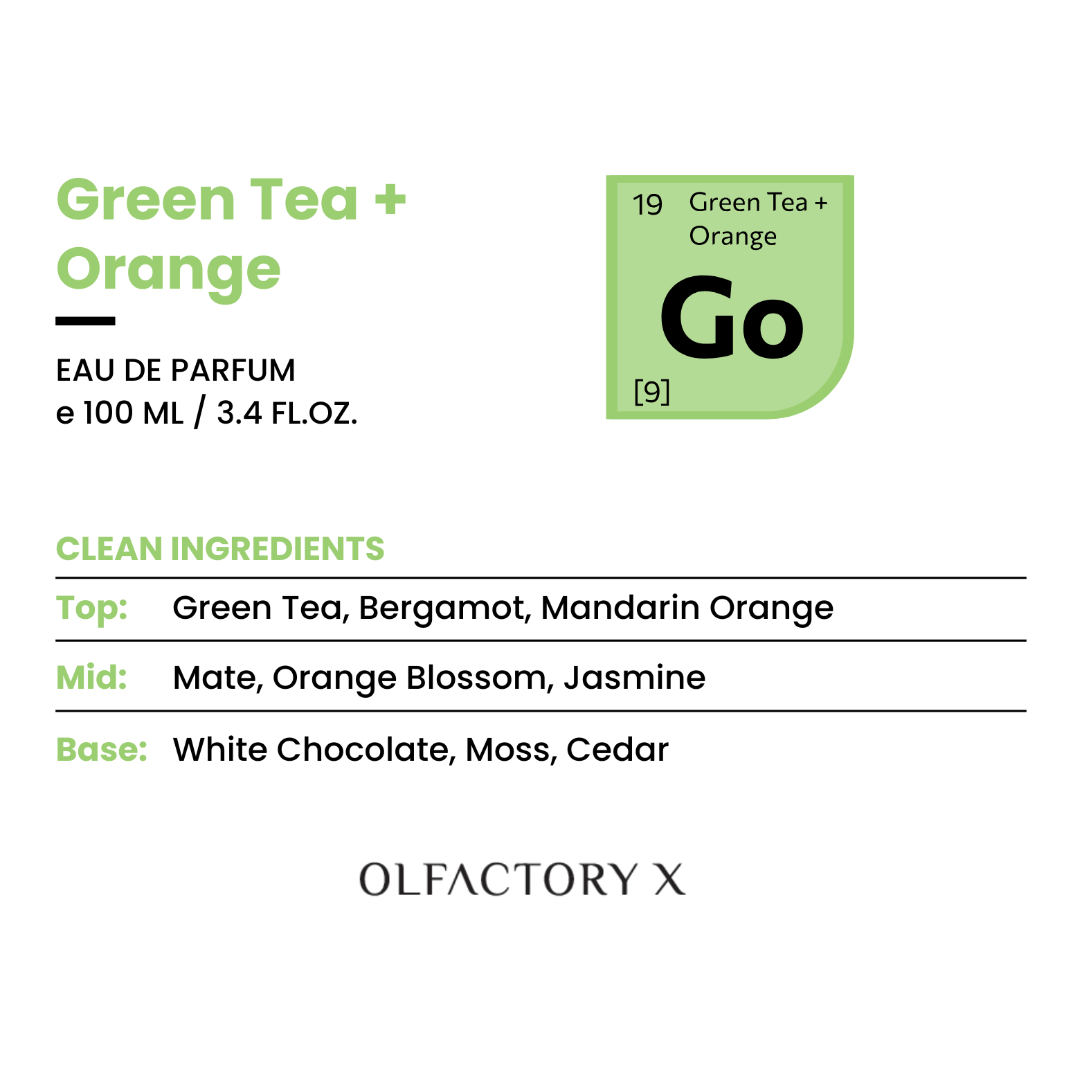 Green Tea + Orange