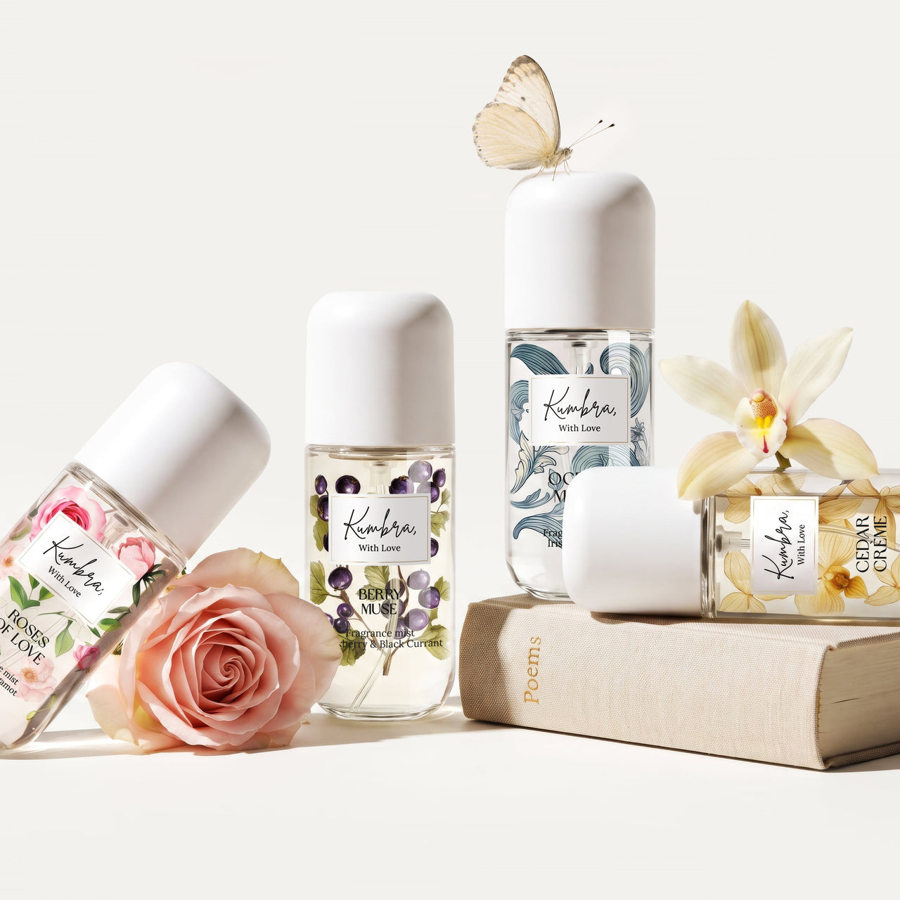 4 piece Body Mist Discovery Set ( Key Chain )