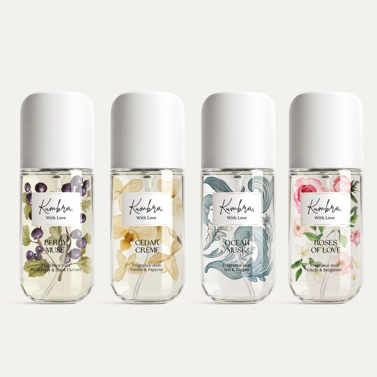 Kumbra 12 pcs 100ml Body Mist - Master box