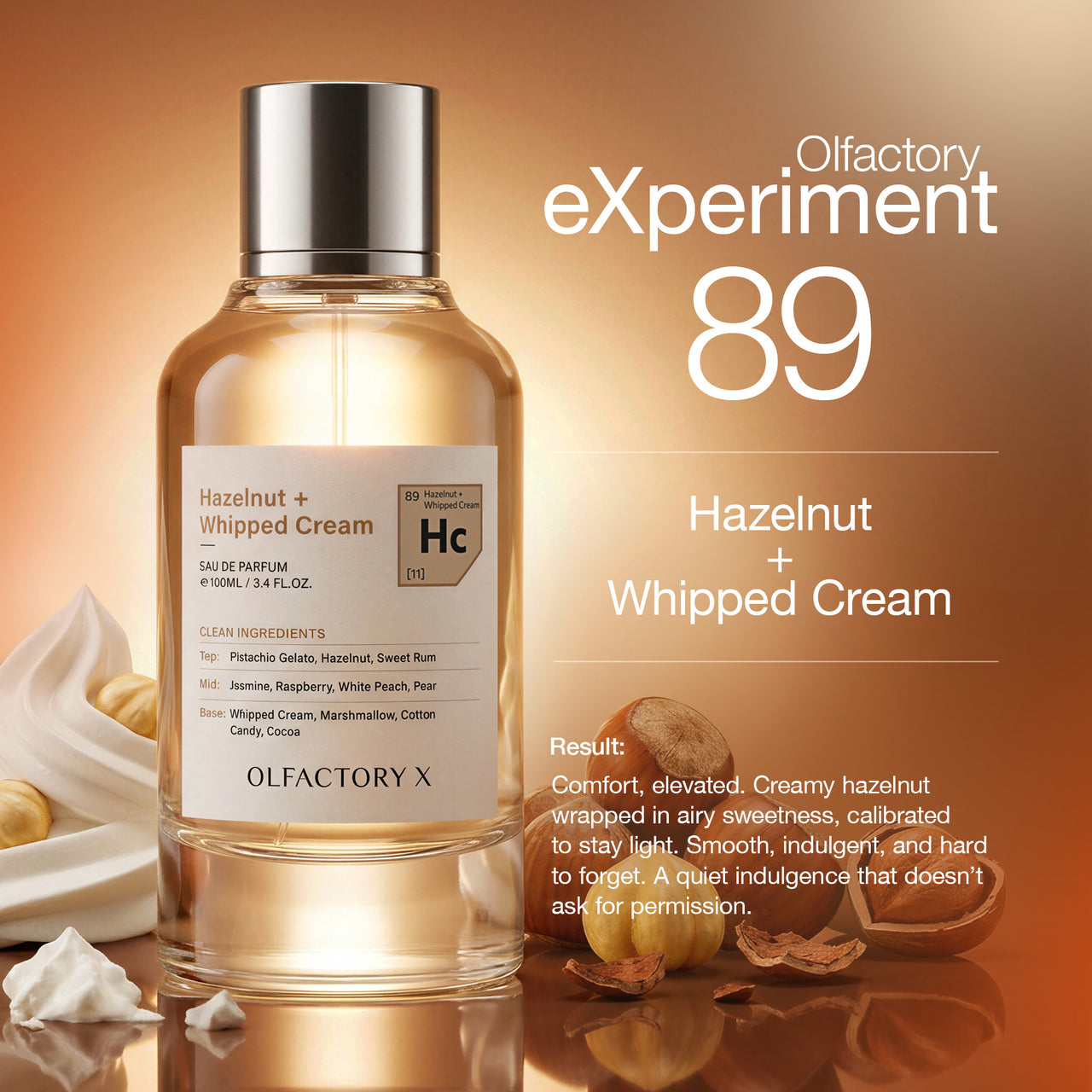 Hazelnut + Whipped Cream