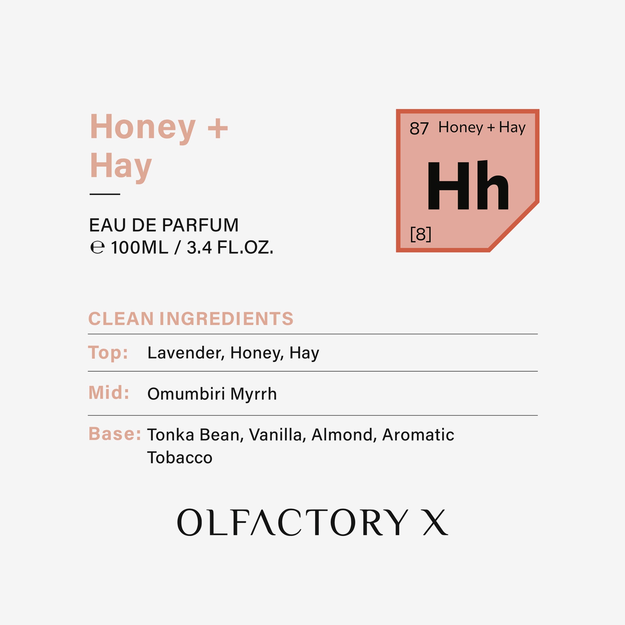 Honey + Hay – Olfactory X